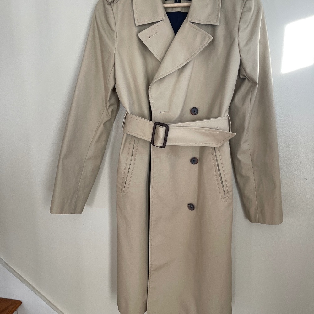 J Crew Trench Coat Size 6